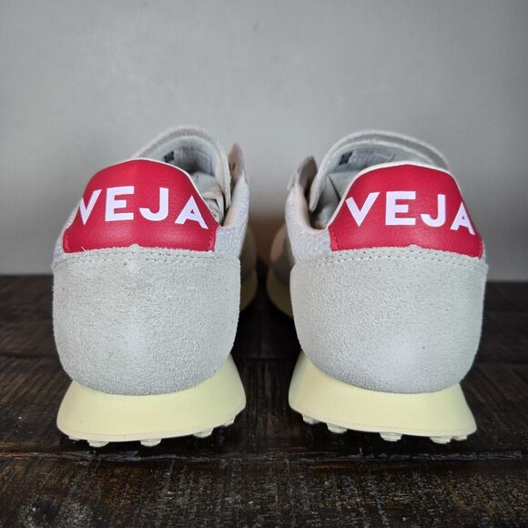 NEW Veja Rio Branco Light Aircell Womens Size 6 Casual Sneakers Shoes White Red - Picture 4 of 12